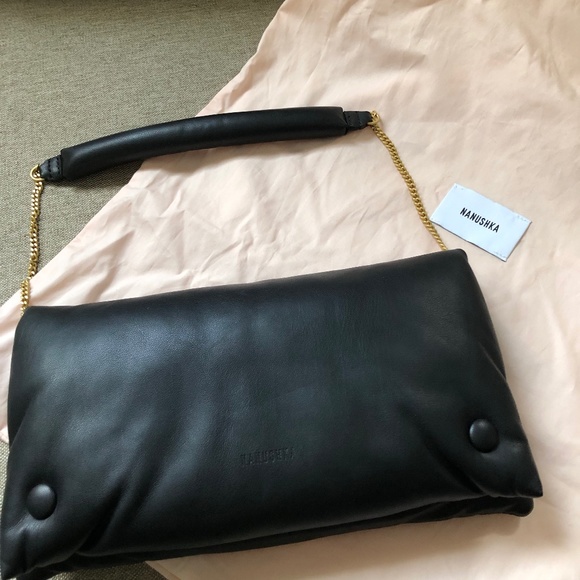 Nanushka Chain Puffer Purse - Picture 1 of 5